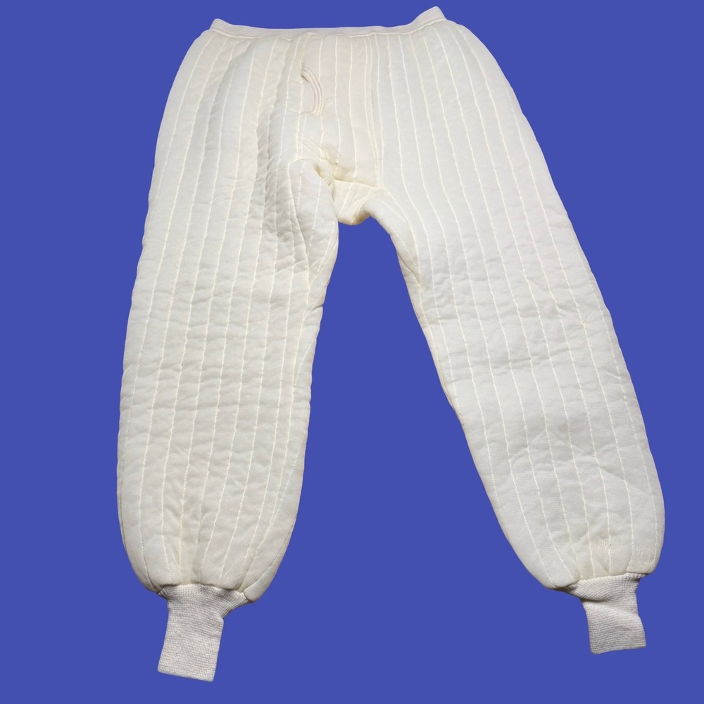 Vintage Black Sheep Men's Large Thermal Long Johns Bottoms Pants 100% Cotton USA